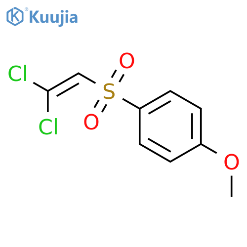 Benzene, 1-[(2,2-dichloroethenyl)sulfonyl]-4-methoxy- structure