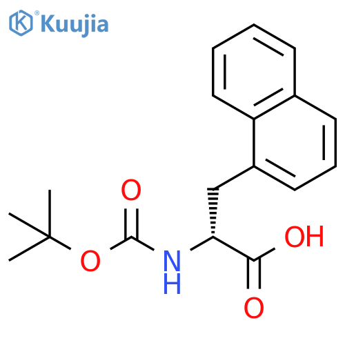 Boc-D-1-Nal-OH structure