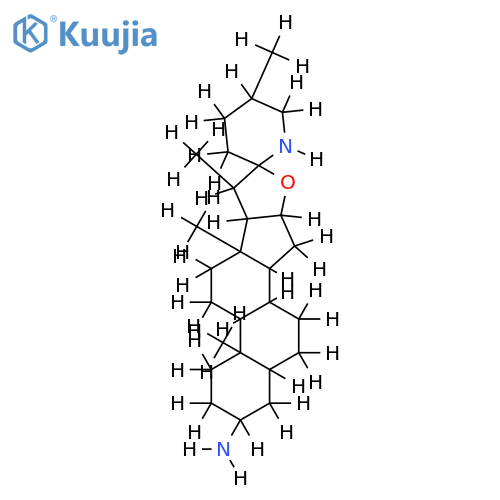 (22S,25S)-(5alpha)-spirosolan-3beta-ylamine structure