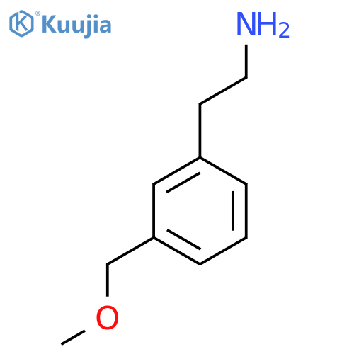 2-3-(methoxymethyl)phenylethan-1-amine structure