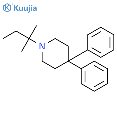 PIPERIDINE, 1-(1,1-DIMETHYLPROPYL)-4,4-DIPHENYL- structure