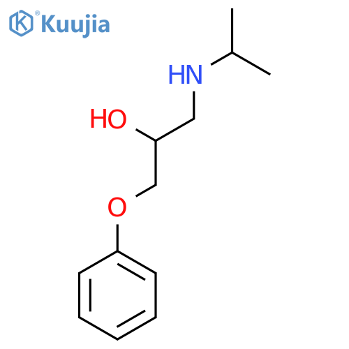 1-Isopropylamino-3-phenoxypropan-2-ol structure