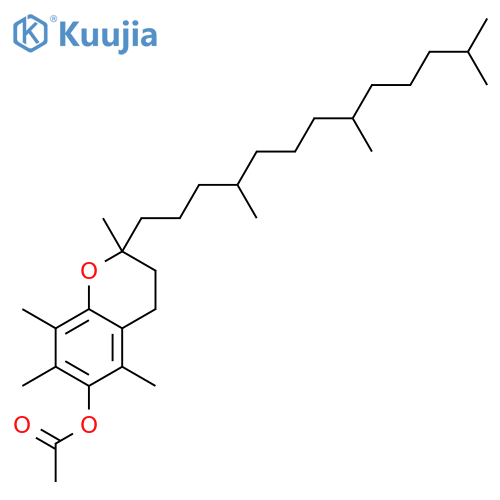 Tocopheryl acetate structure