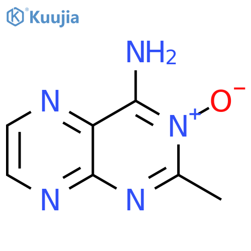 2-methyl-4-Pteridinamine 3-oxide structure