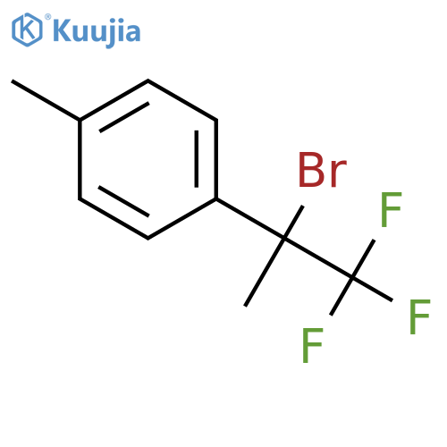 1-(2-Bromo-1,1,1-trifluoropropan-2-yl)-4-methylbenzene structure