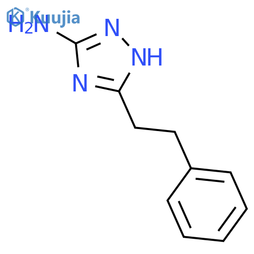 3-(2-phenylethyl)-1H-1,2,4-triazol-5-amine structure