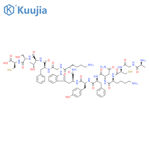 somatostatin 14, Tyr(7)-Gly(10)- structure