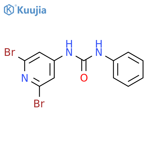 Urea, N-(2,6-dibromo-4-pyridinyl)-N'-phenyl- structure