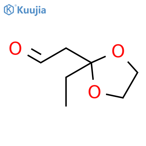 2-(2-Ethyl-1,3-dioxolan-2-yl)acetaldehyde structure