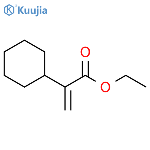 ethyl 2-cyclohexylprop-2-enoate structure