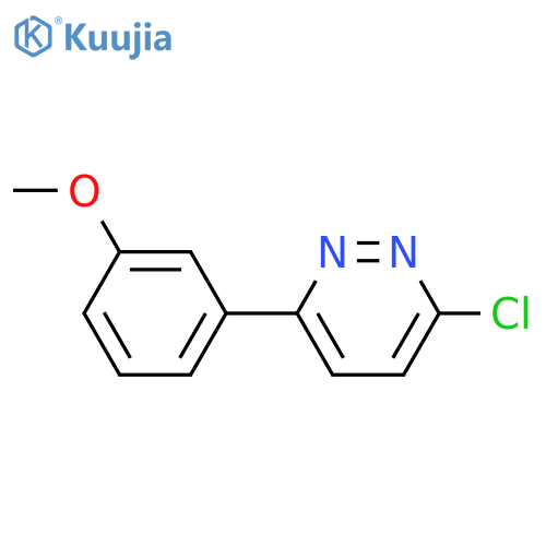 3-chloro-6-(3-methoxyphenyl)pyridazine structure
