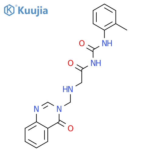 N-[(2-methylphenyl)carbamoyl]-N~2~-[(4-oxoquinazolin-3(4H)-yl)methyl]glycinamide structure