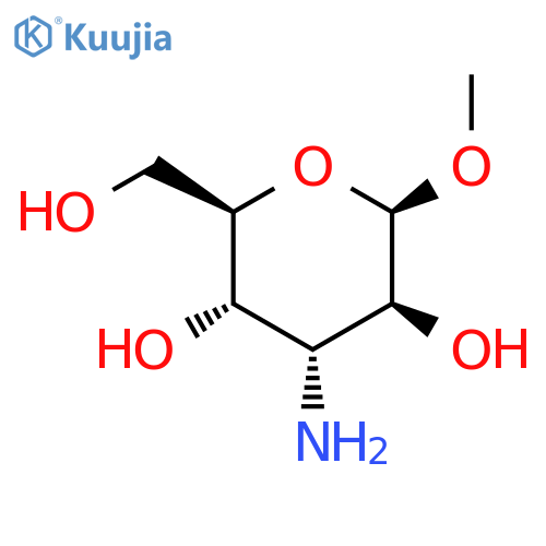 b-D-Altropyranoside, methyl3-amino-3-deoxy- structure
