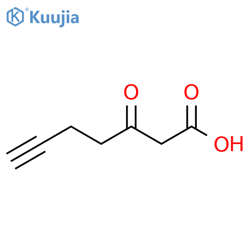 3-oxohept-6-ynoic acid structure