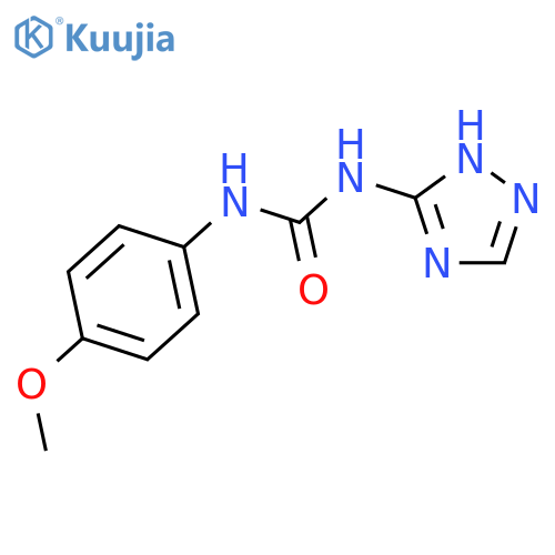 Urea,N-(4-methoxyphenyl)-N'-1H-1,2,4-triazol-5-yl- structure