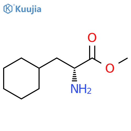 methyl (2R)-2-amino-3-cyclohexyl-propanoate structure