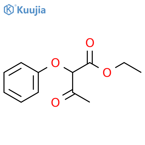 Butanoic acid, 3-oxo-2-phenoxy-, ethyl ester structure