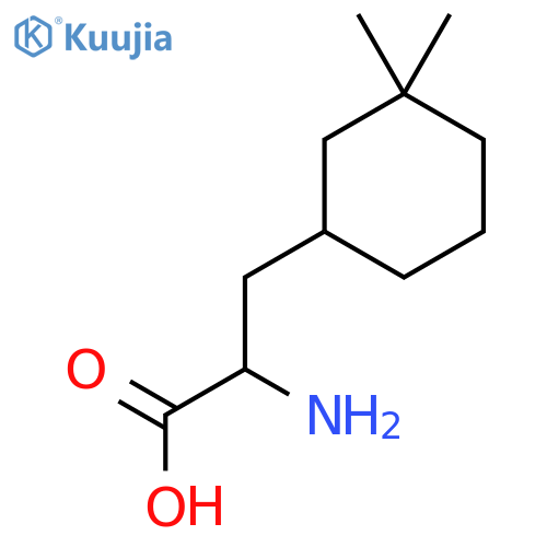 2-amino-3-(3,3-dimethylcyclohexyl)propanoic acid structure