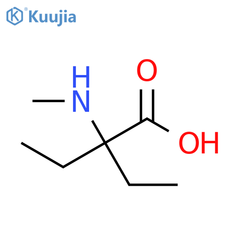 2-ethyl-2-(methylamino)butanoic acid structure