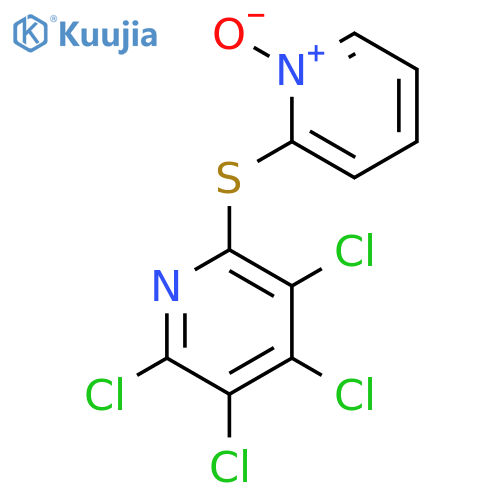 PYRIDINE, 2,3,4,5-TETRACHLORO-6-(1-OXIDO-2-PYRIDINYLTHIO)- structure