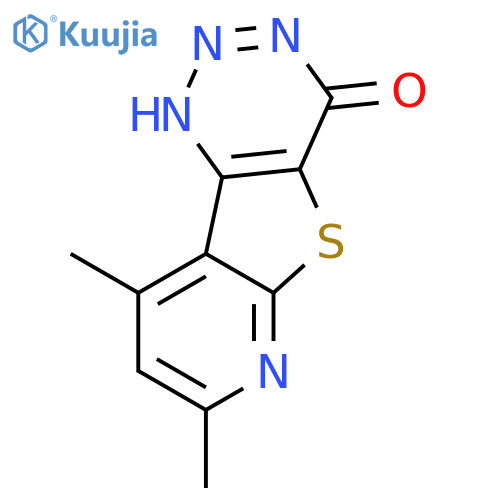 PYRIDO[3',2':4,5]THIENO[3,2-D]-1,2,3-TRIAZIN-4(1H)-ONE, 7,9-DIMETHYL- structure