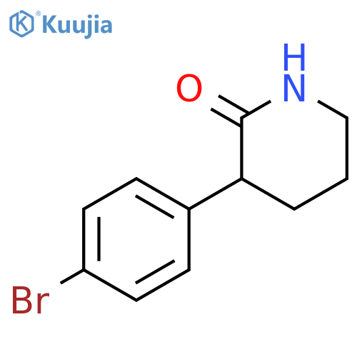 3-(4-Bromophenyl)piperidin-2-one structure