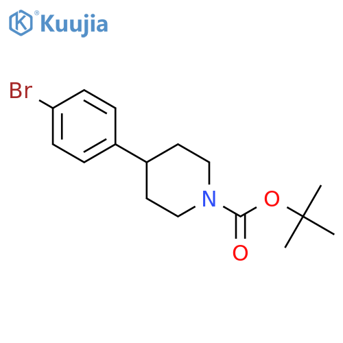tert-butyl 4-(4-bromophenyl)piperidine-1-carboxylate structure