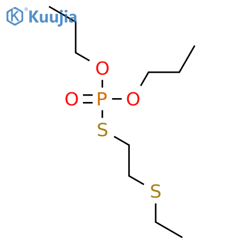 PHOSPHOROTHIOIC ACID, S-[2-(ETHYLTHIO)ETHYL] O,O-DIPROPYL ESTER structure