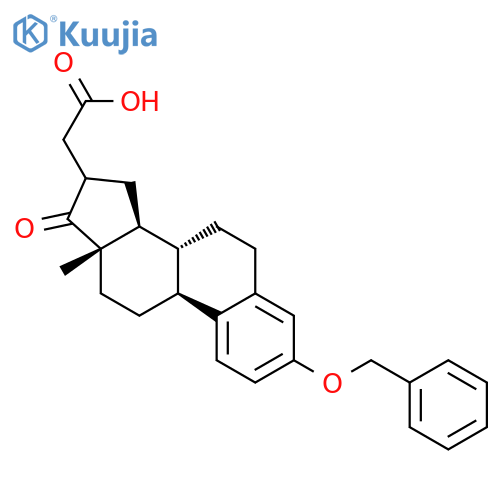 ESTRA-1,3,5(10)-TRIENE-16-ACETIC ACID, 17-OXO-3-(PHENYLMETHOXY)- structure