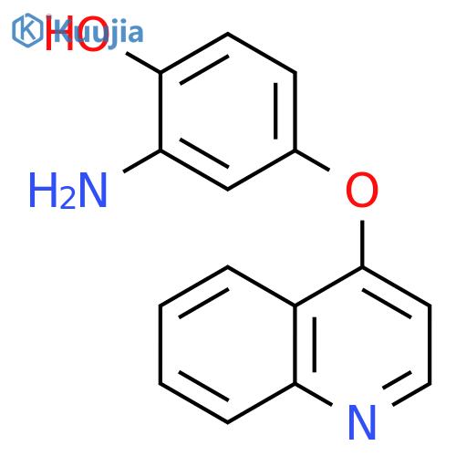2-amino-4-(quinolin-4-yloxy)phenol structure