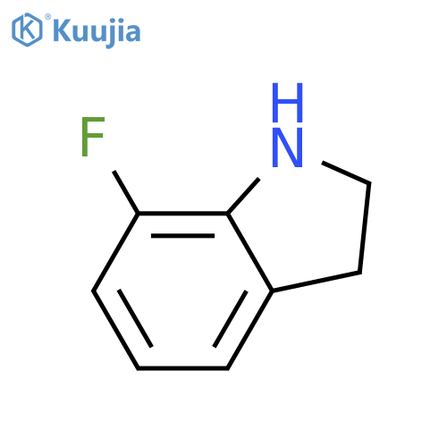 7-fluoro-2,3-dihydro-1H-indole structure