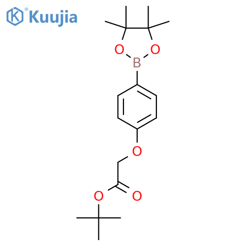 tert-butyl 2-(4-(4,4,5,5-tetramethyl-1,3,2-dioxaborolan-2-yl)phenoxy)aceta structure