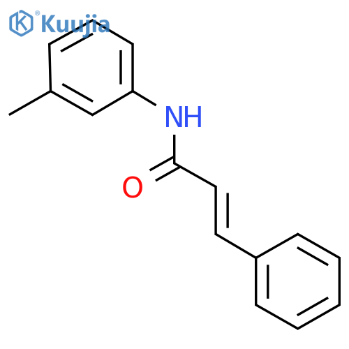 2-Propenamide, N-(3-methylphenyl)-3-phenyl-, (2E)- structure