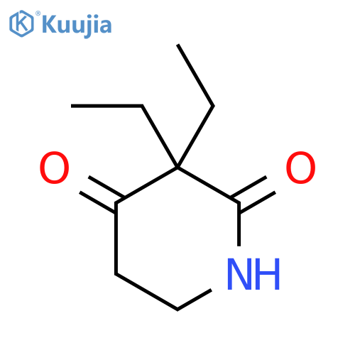 3,3-diethylpiperidine-2,4-dione structure