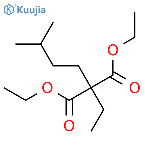 Diethyl ethyl(3-methylbutyl)malonate structure