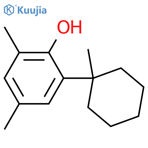 Phenol,2,4-dimethyl-6-(1-methylcyclohexyl)- structure