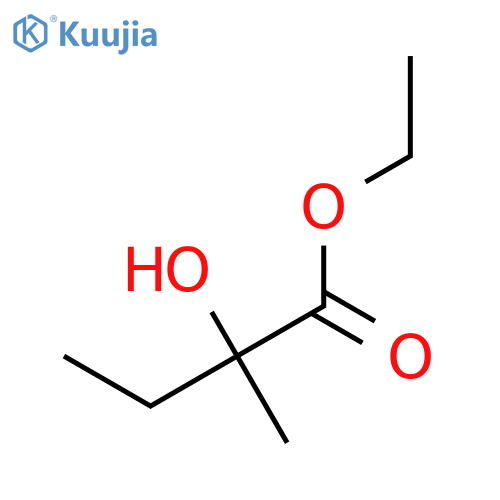 Butanoic acid,2-hydroxy-2-methyl-, ethyl ester structure