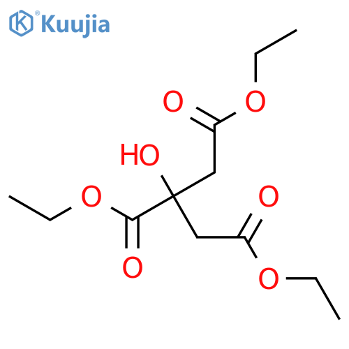 Triethyl citrate structure