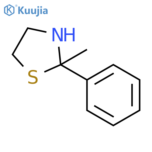 2-methyl-2-phenyl-1,3-thiazolidine structure