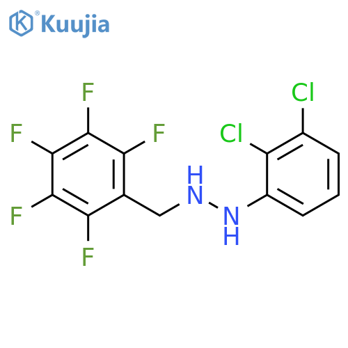 Hydrazine, 1-(2,3-dichlorophenyl)-2-[(pentafluorophenyl)methyl]- structure