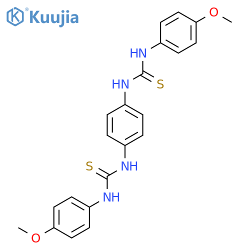 Thiourea, N,N''-1,4-phenylenebis[N'-(4-methoxyphenyl)- structure