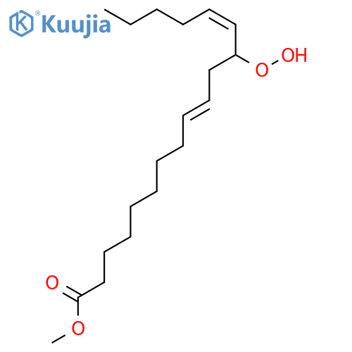 9,13-OCTADECADIENOIC ACID, 12-HYDROPEROXY-, METHYL ESTER, (E,Z)- structure