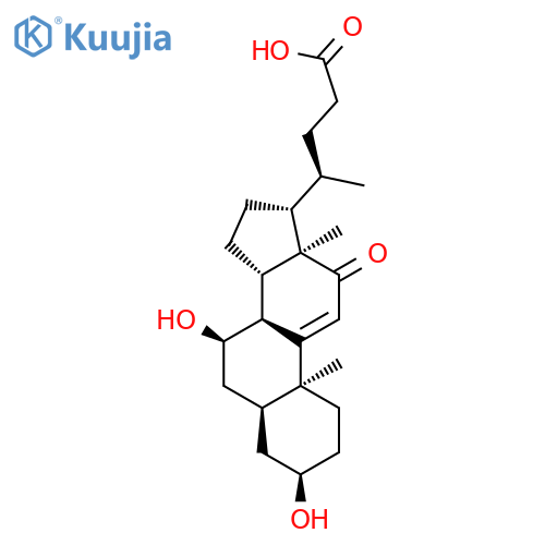 Chol-9(11)-en-24-oic acid, 3,7-dihydroxy-12-oxo-, (3a,5b,7a)- structure