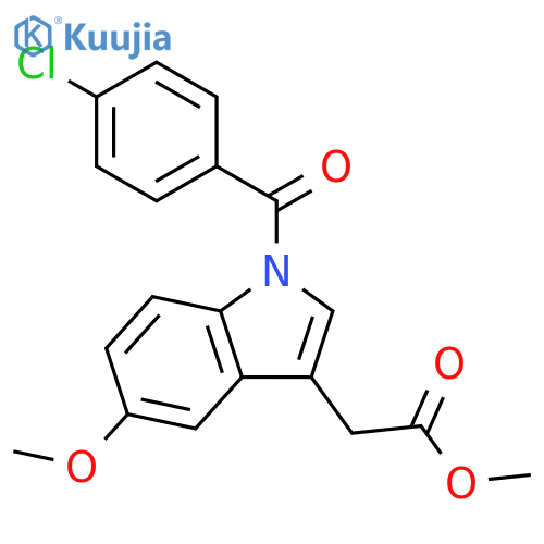 1H-INDOLE-3-ACETIC ACID, 1-(4-CHLOROBENZOYL)-5-METHOXY-, METHYL ESTER structure