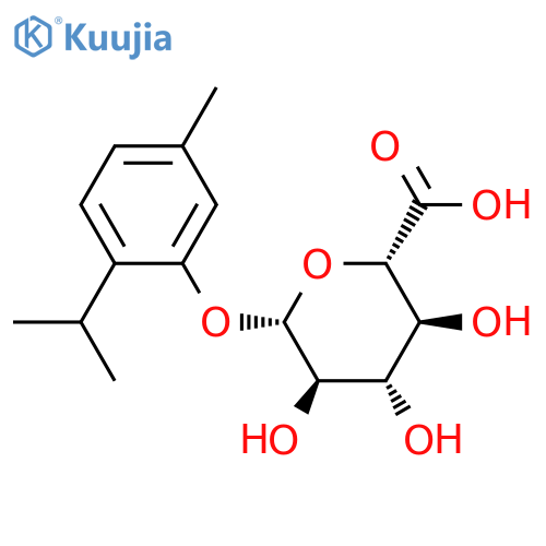 Thymol O-b-D-Glucuronide structure
