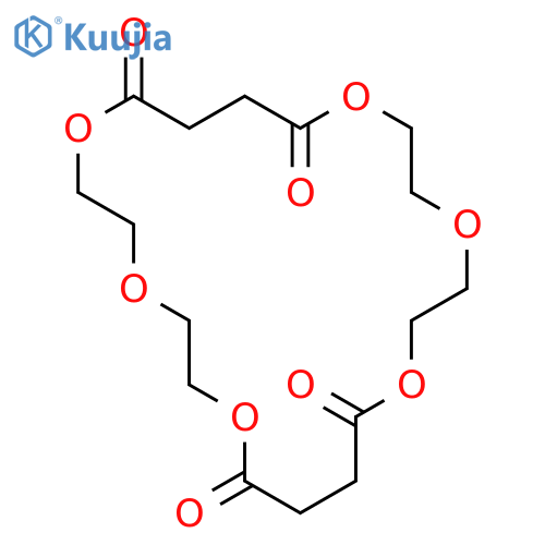 1,4,7,12,15,18-hexaoxacyclodocosane-8,11,19,22-tetrone structure
