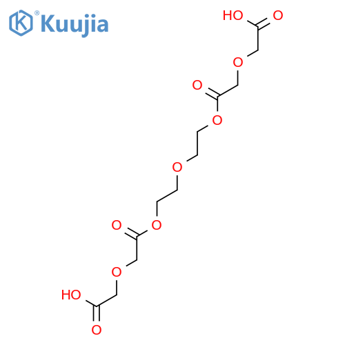3,6,9,12,15-Pentaoxaheptadecanedioic acid, 5,13-dioxo- structure