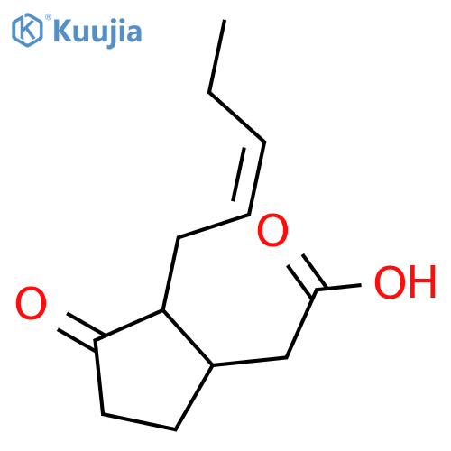 (±)-Jasmonic acid structure