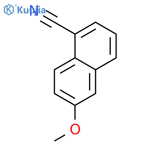 1-Cyano-6-methoxynaphthalene structure