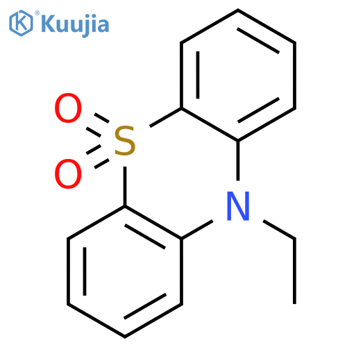 10H-Phenothiazine, 10-ethyl-, 5,5-dioxide structure
